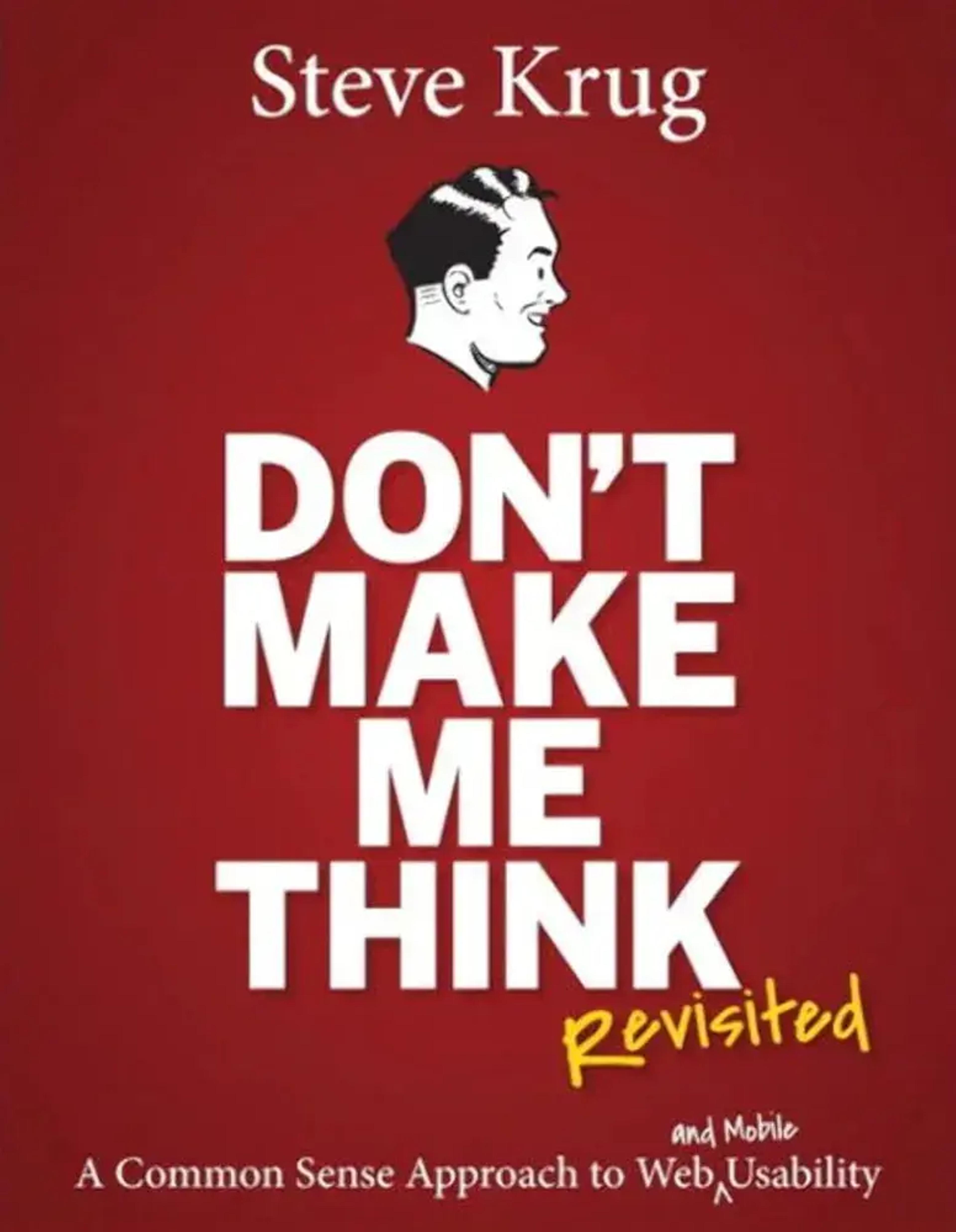 Don't Make Me Think Book