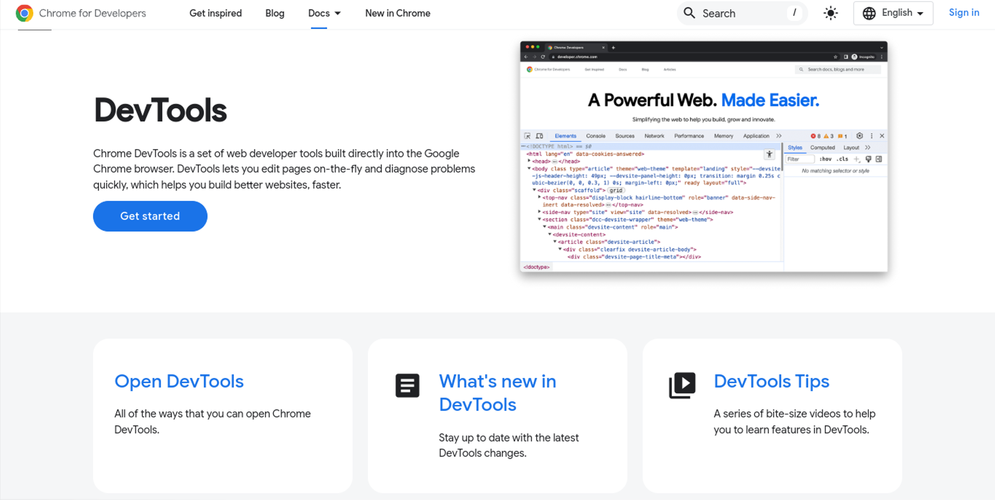 chrome devtools Best Web development tools